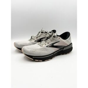 Brooks Womens Size 10.5 Medium Adrenaline GTS 22 Running Shoes Gray Pink Black